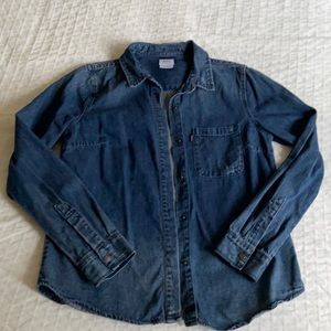 RVCA Unearthed Washed Denim Shirt